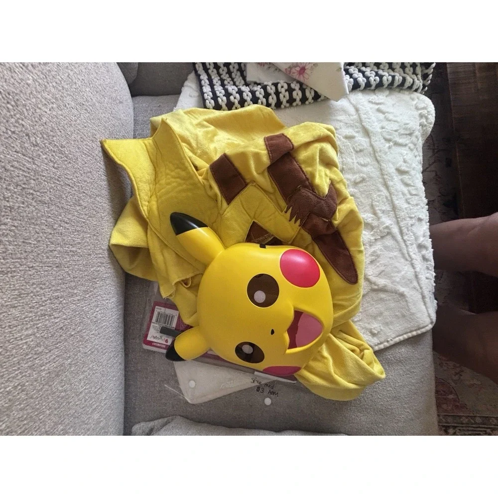 Pokemon Child Pikachu Halloween, Cosplay, Dress up, Pretend play Costume -7 Sz